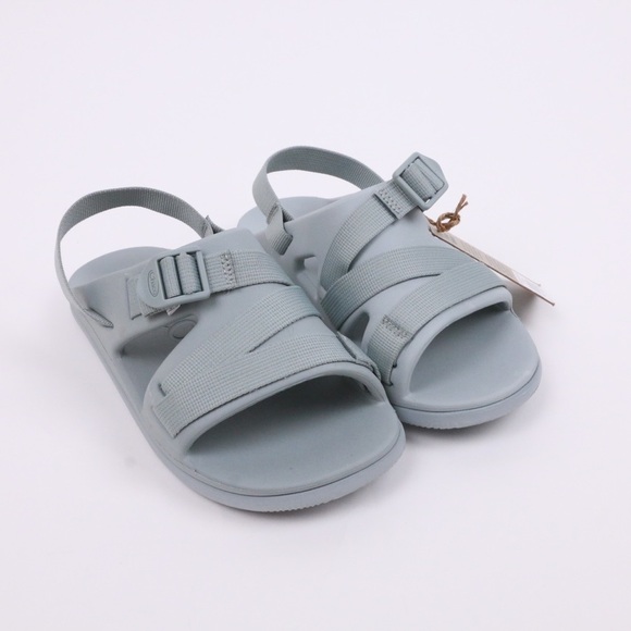 Chaco Chillos Sport Aqua Gray Sandals NWT - Picture 1 of 11